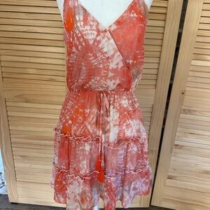 Vibrant Tie-Dye Mini Dress